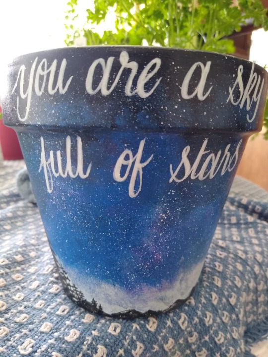 Calligraphy and Painting - Stars and Galaxy