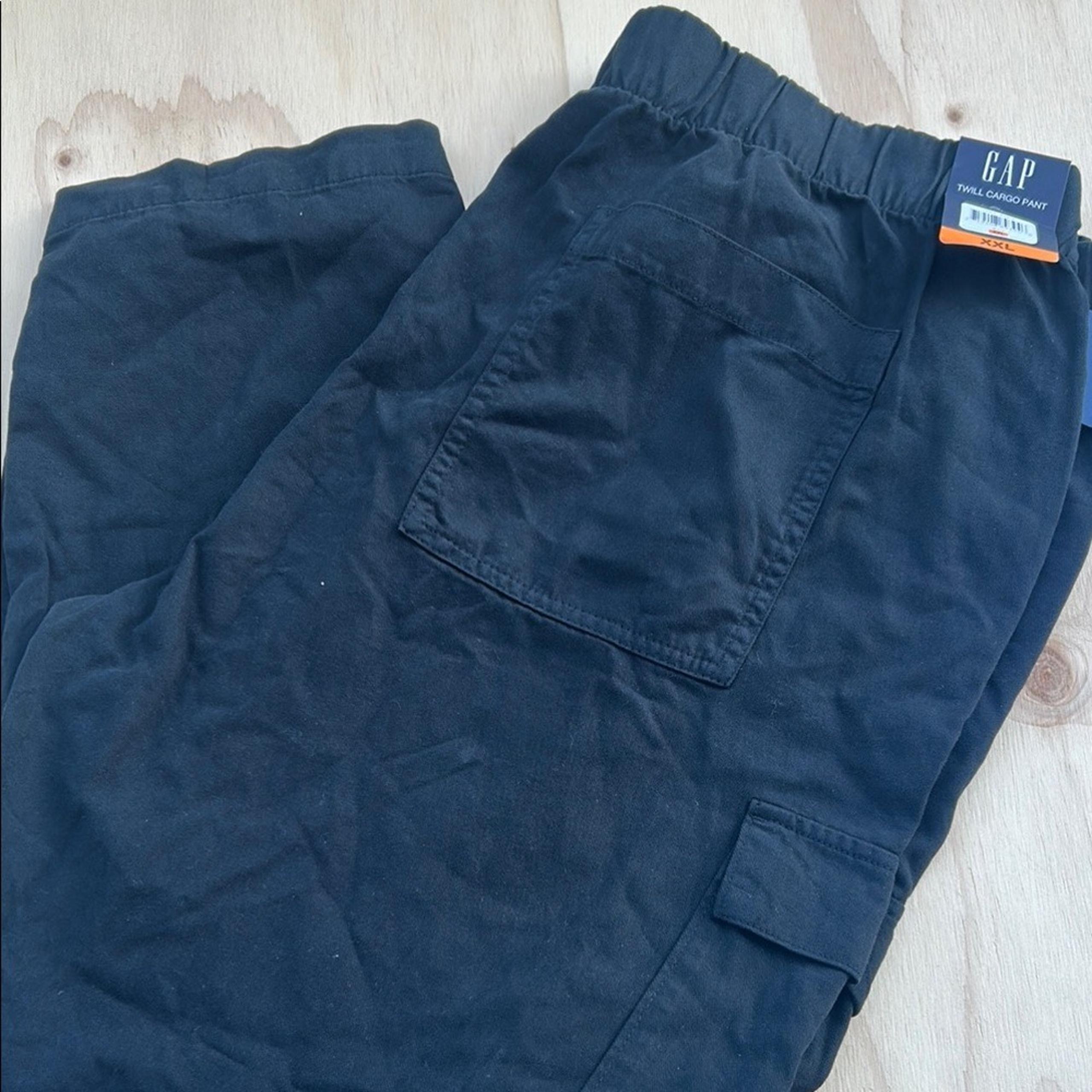 Women's Twill Black Cargo Pants XXL - Gap