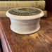 Antique Victorian Cherry Tooth Paste Ironstone Pot and Lid