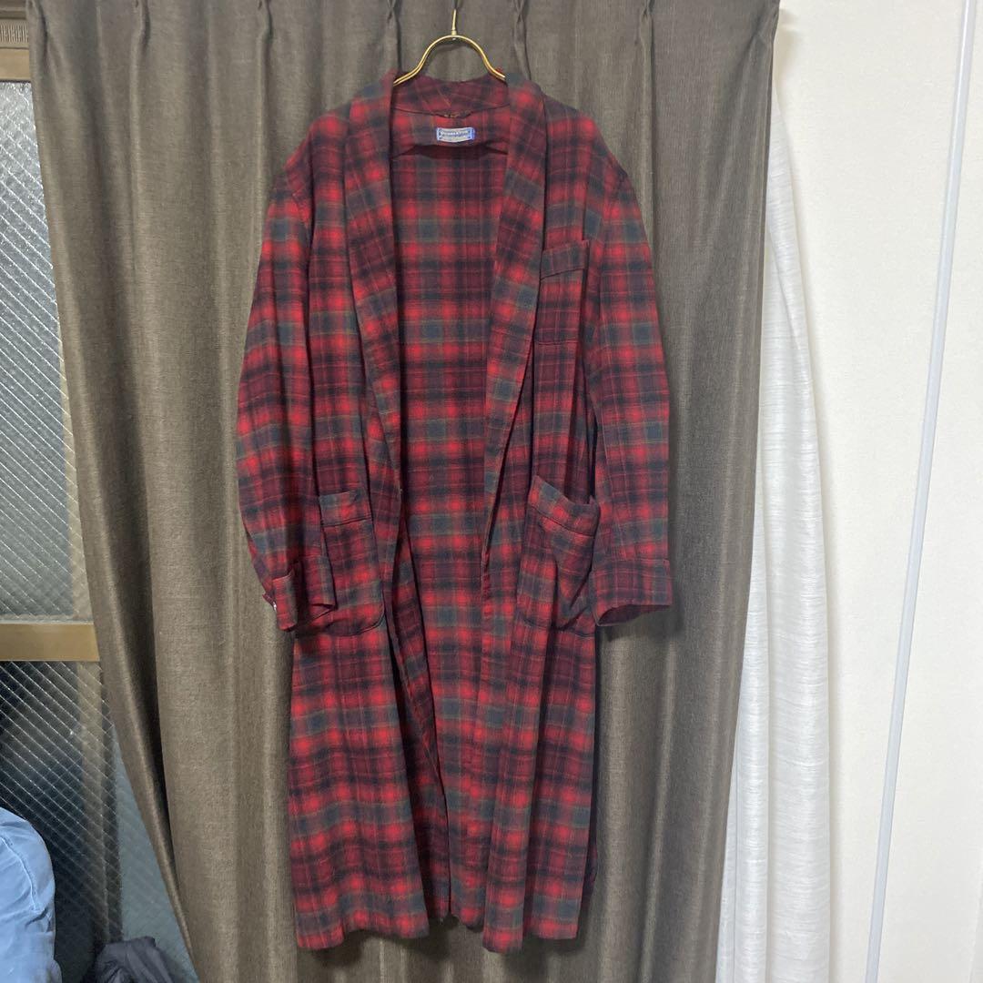 1940s Pendleton Vintage Robe Coat