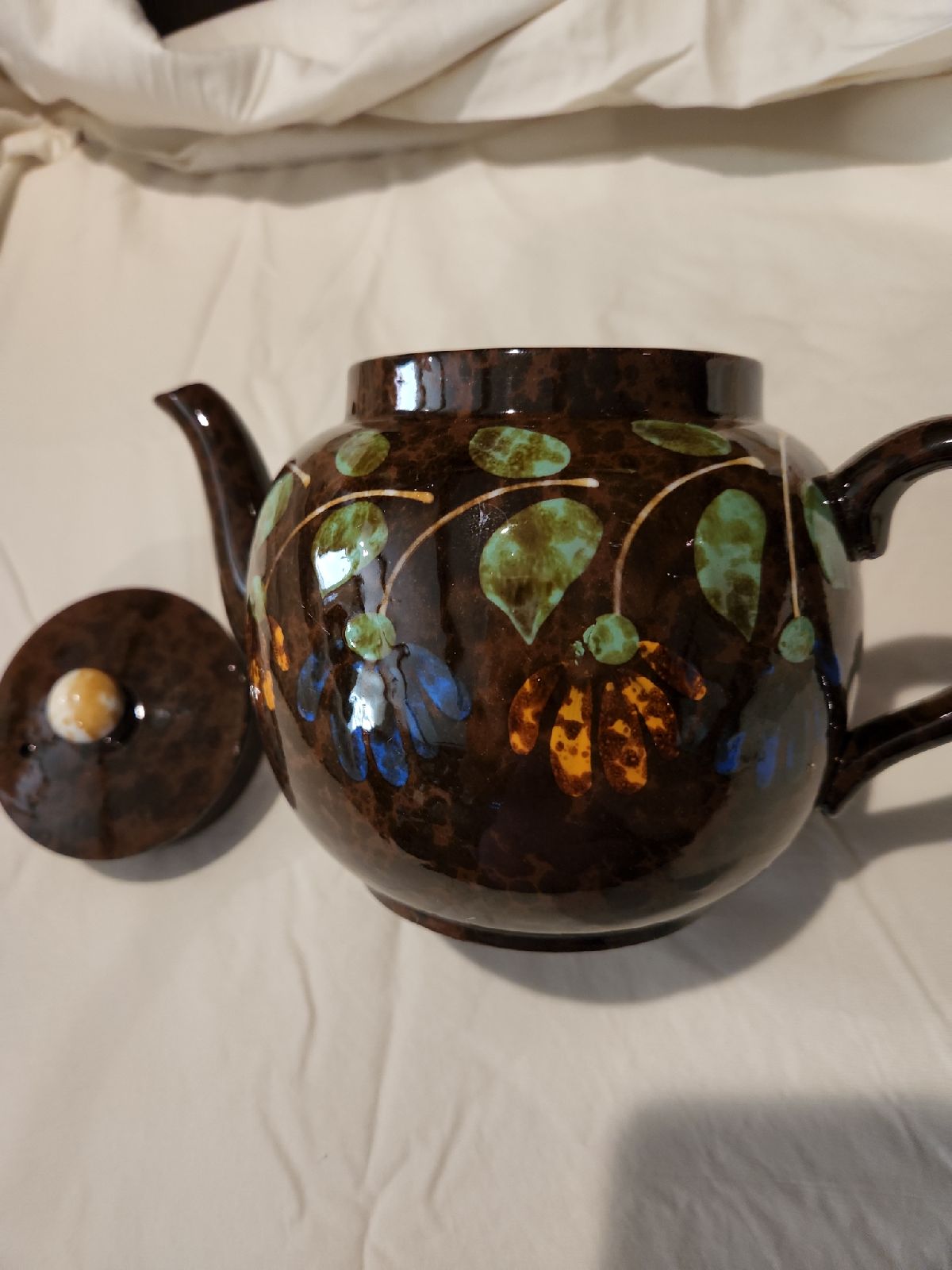 Price Kensington floral Mosaic authentic Tea pot
