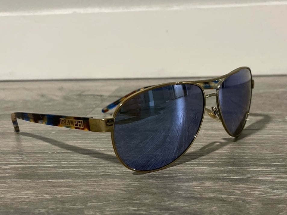 Ralph Lauren Aviator Sunglasses in Case