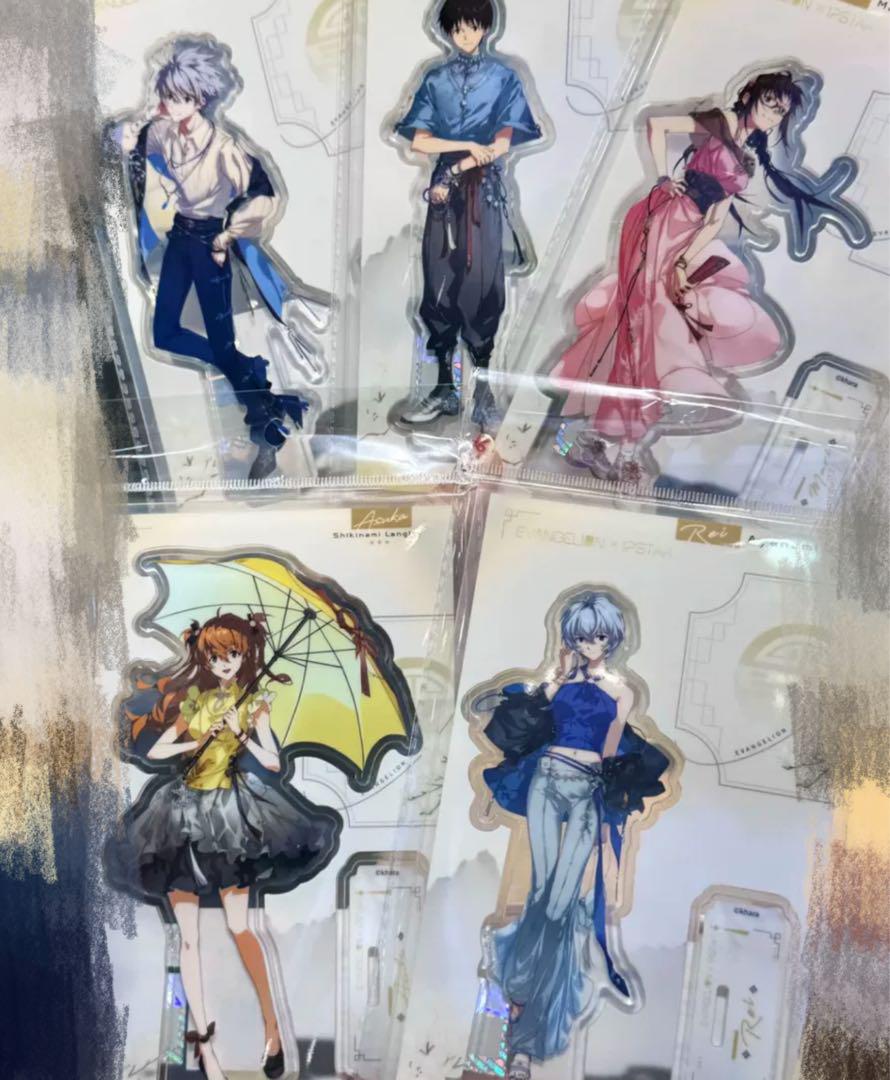 Evangelion Acrylic Stand Pop-Up Store Overseas Exclusive Akusta