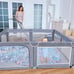 TODALE Baby Playpen for Toddler, Extra Large Baby Playard, Infant Safety Activit