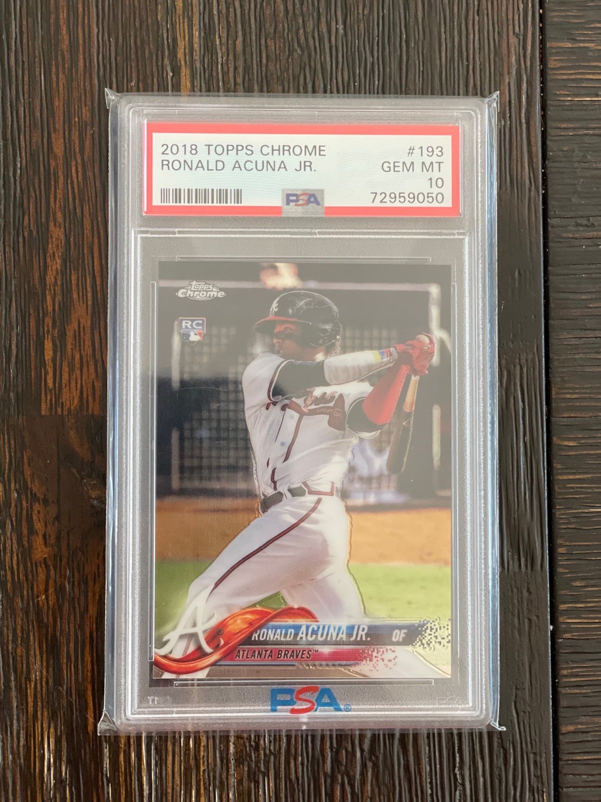 Ronald Acuna Jr Rookie card