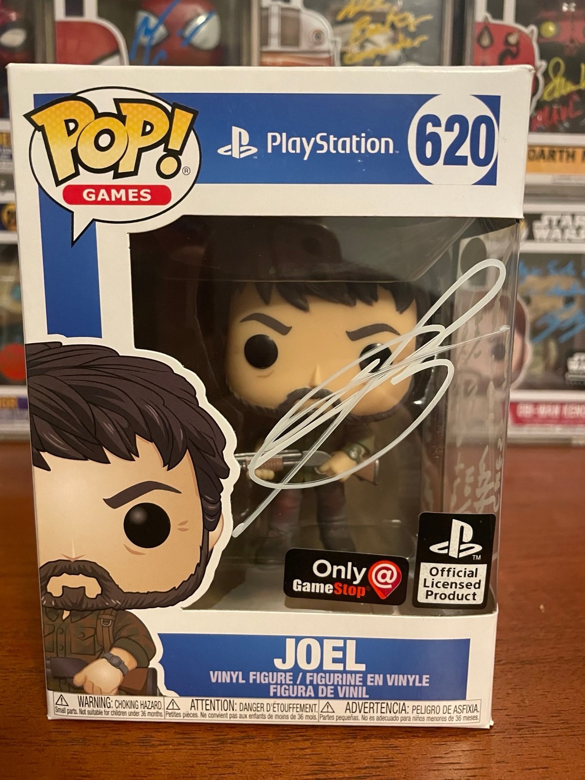 Signed/ Autographed Joel from The Last of Us Funko Pop