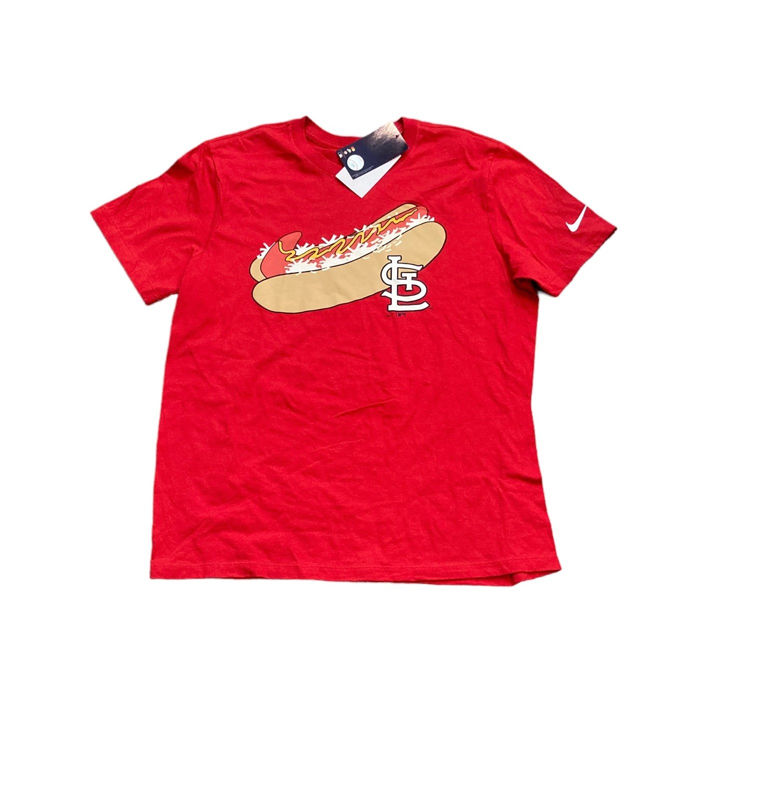 St Louis Cardinals Nike Men s Hot Dog Shirt Large Mercari