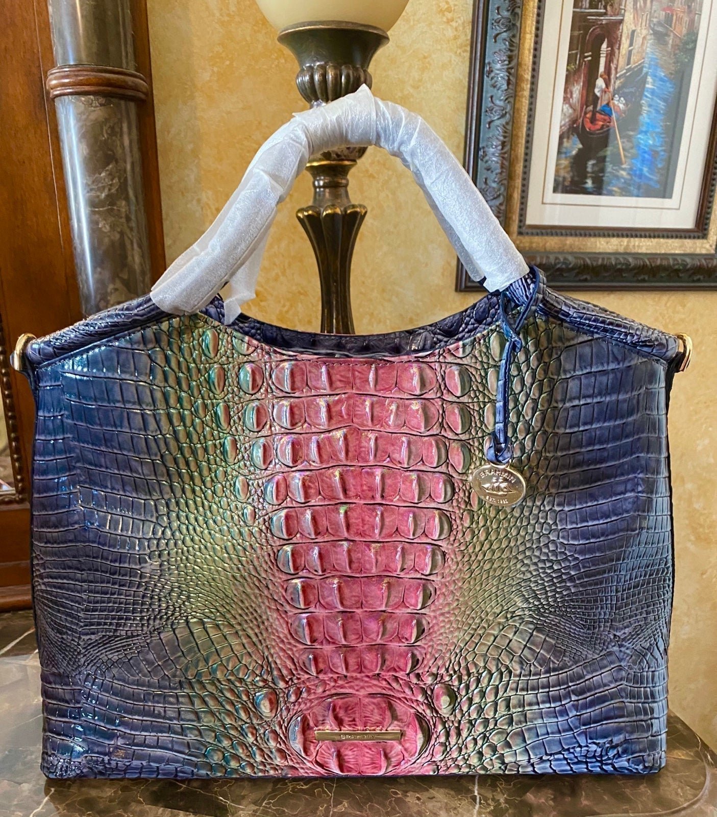 NWT Brahmin Radiance Large Elaine Satchel
