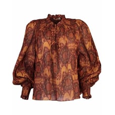 ULLA JOHNSON Anita Blouse in Ember, Size 4 , New with tags