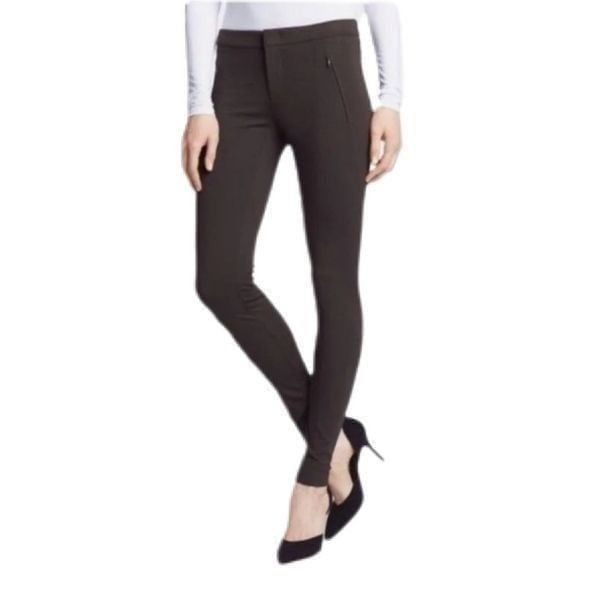 Vince Ponte Zipper Pocket Skinny Pants