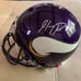 Sidney Rice Autographed Helmet