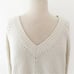 Anthropologie White Ramona Cable Pointelle Knit Chunky Alpaca Sweater | XL