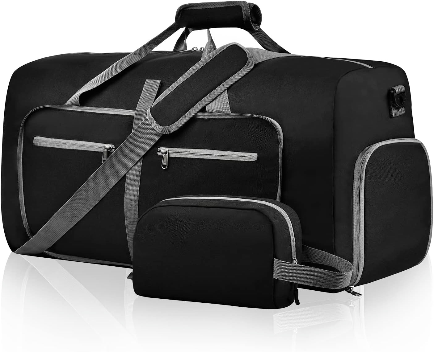 Maletin de Viaje 65 Lit Duffle Bag Bolsa Maleta de Lona Cap Luggage Open Box