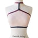 Handmade Neck Collar Lace Crop Top XS S