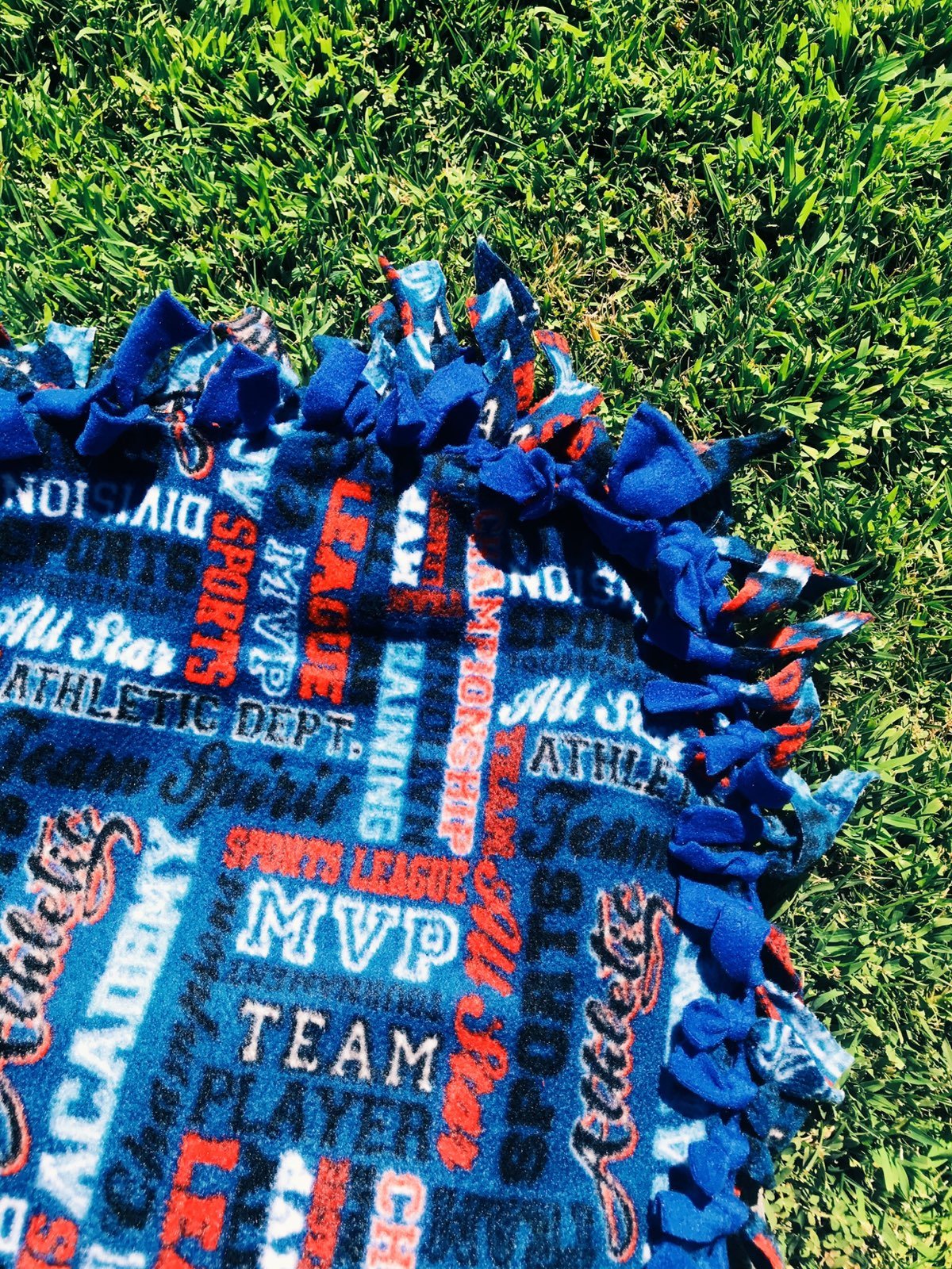 Custom Homemade Fleece/Polyester Blanket