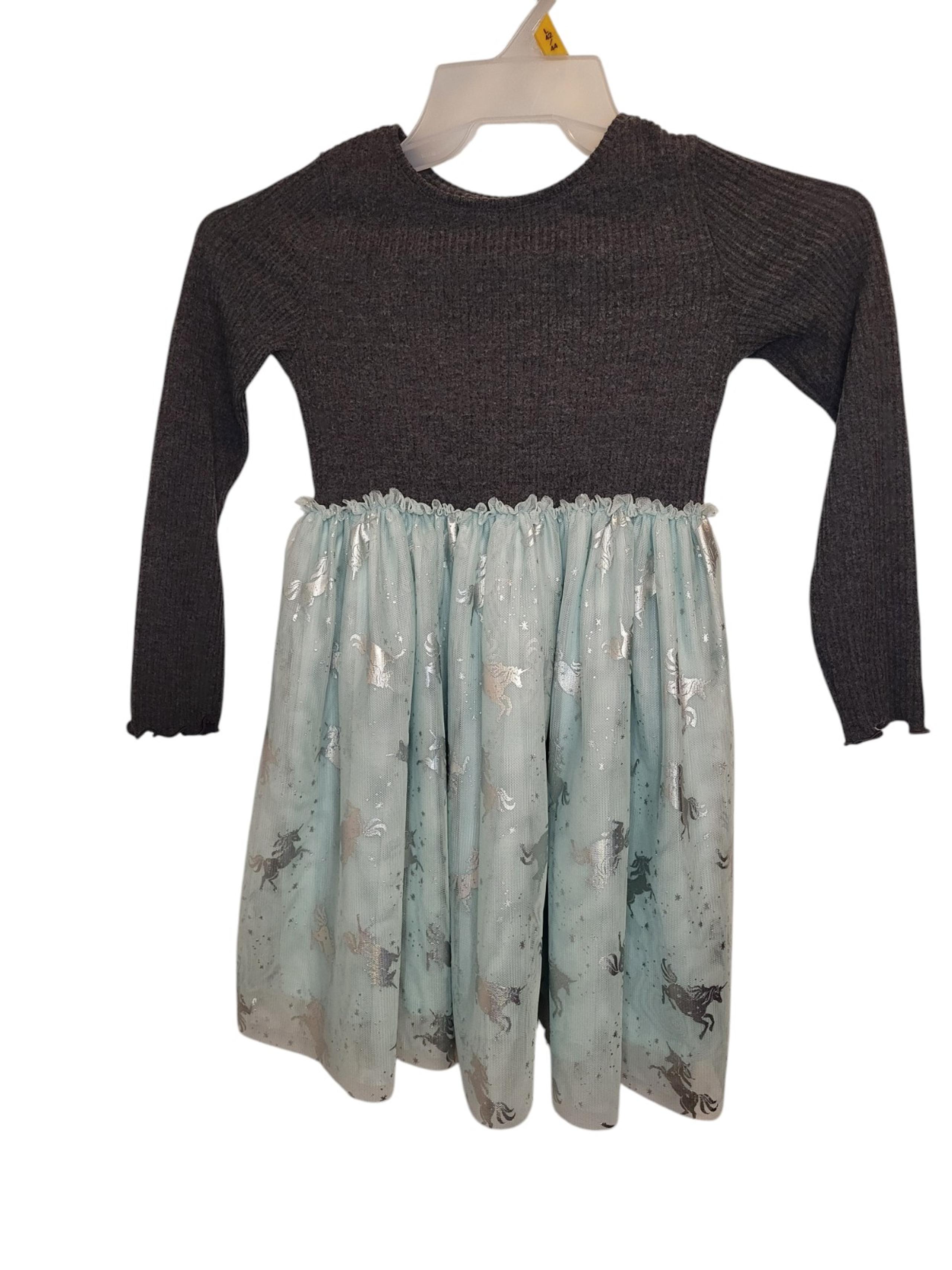 Jumping Beans Unicorn & Stars Tulle Dress