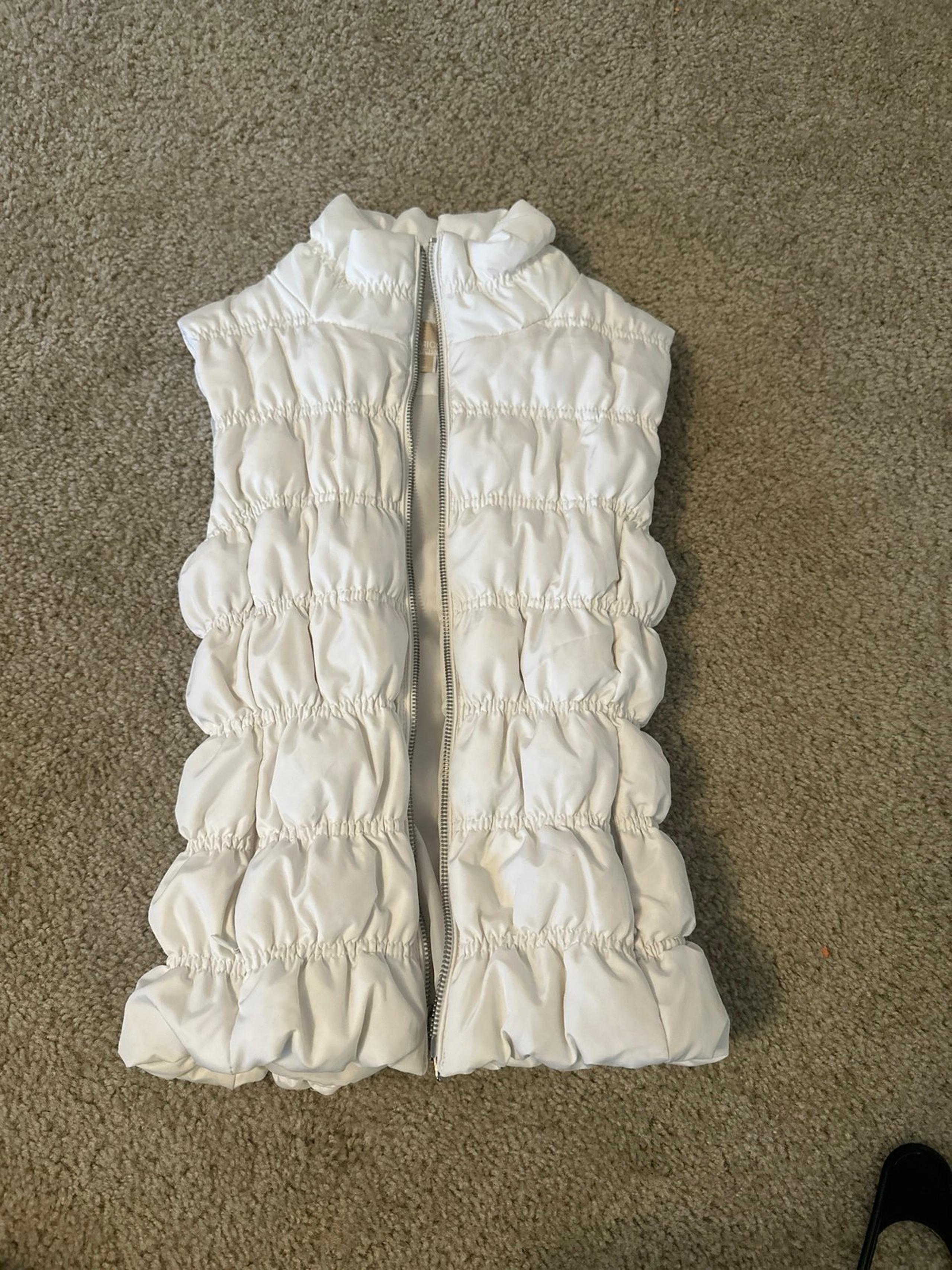 Women’s Michael Kors Petite Small Puffer Vest Off White