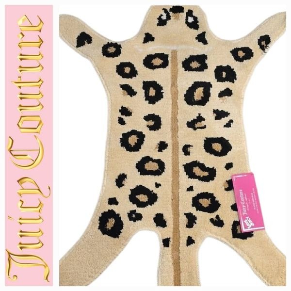 Juicy Couture Home Cheetah Shaped Bath Rug