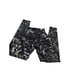 DYI Womens Black & Gold Marble metallic Print Leggings S