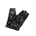 DYI Womens Black & Gold Marble metallic Print Leggings S