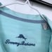 Blue Floral Tommy Bahama Silk Casual Button Down Camp Collar Shirt Md Pineapple