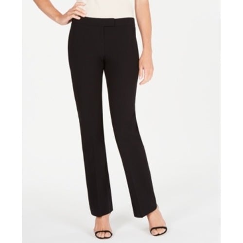 Anne Klein Pants Womens 14 Black Flare Leg Career Dress Casual NWT