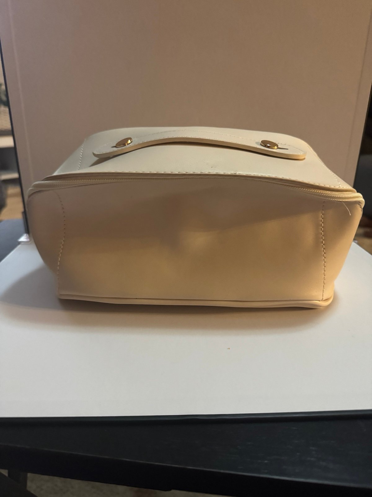 Faux Leather Makeup Bag
