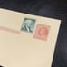 George Washington one cent stamp on two cent postal card