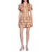 Sandro Simonna Floral Stripe Tiered Ruffle Mini Dress 38 FR M US 4/6