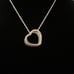 Tiffany & Co Open Heart Necklace & Tiffany Open Heart Ring