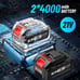 1/2 inch Brushless Impact Wrench, (450N.m) 332Ft-lbs Max Torque Electric Impact