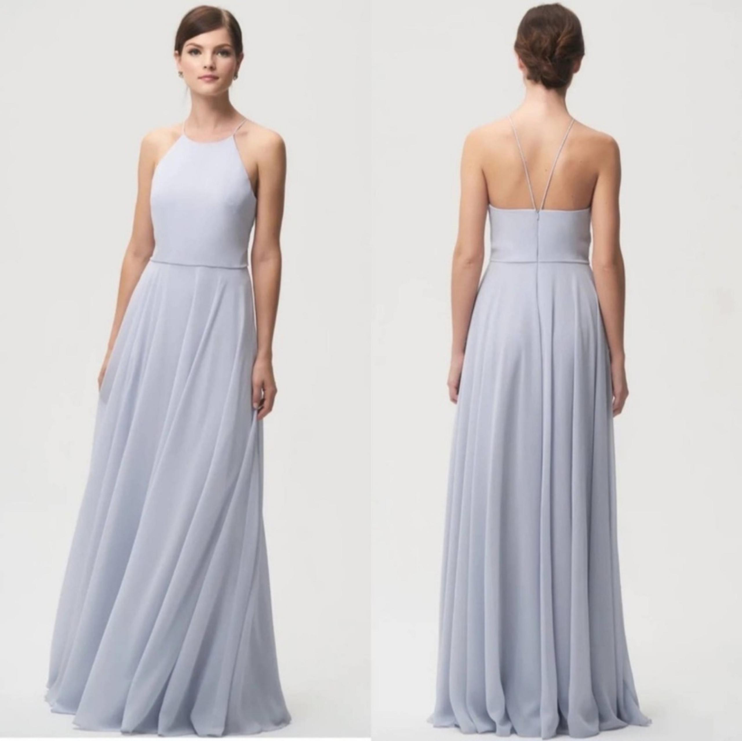 Jenny Yoo Luca Whisper Blue Bridesmaid/Formal Maxi Dress