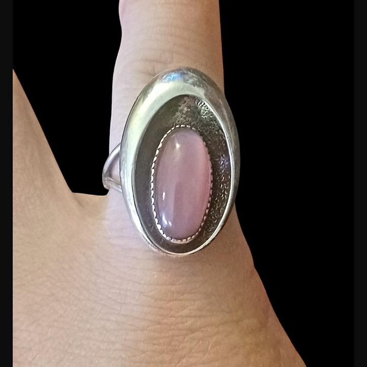 Vintage Beau 925 Silver Adjustable Resting 5.5 Statement Ring
