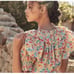 DOEN Constance Top in Poppy and Daisy Floral Liberty Fabric S