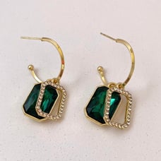 CZ Crystal Dangle Drop Earrings for Women