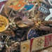 1 lb 2.3 oz jewlery pin lot used