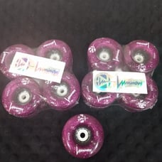 Luminous LED Quad Outdoor Wheels Purple Haze *New Color*