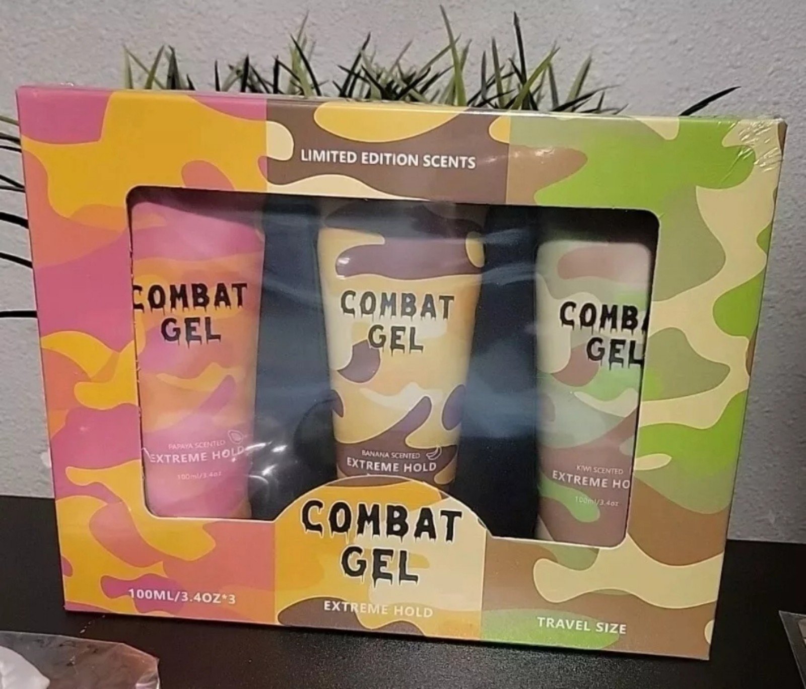 COMBAT HAIR GEL Limited edition 3 pack