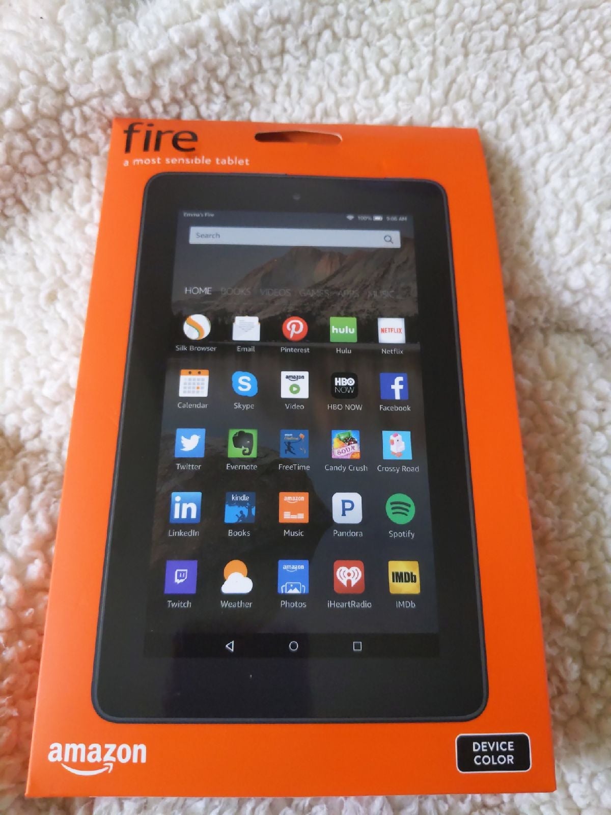 fire 7 ***Black **8 GB**Brand New