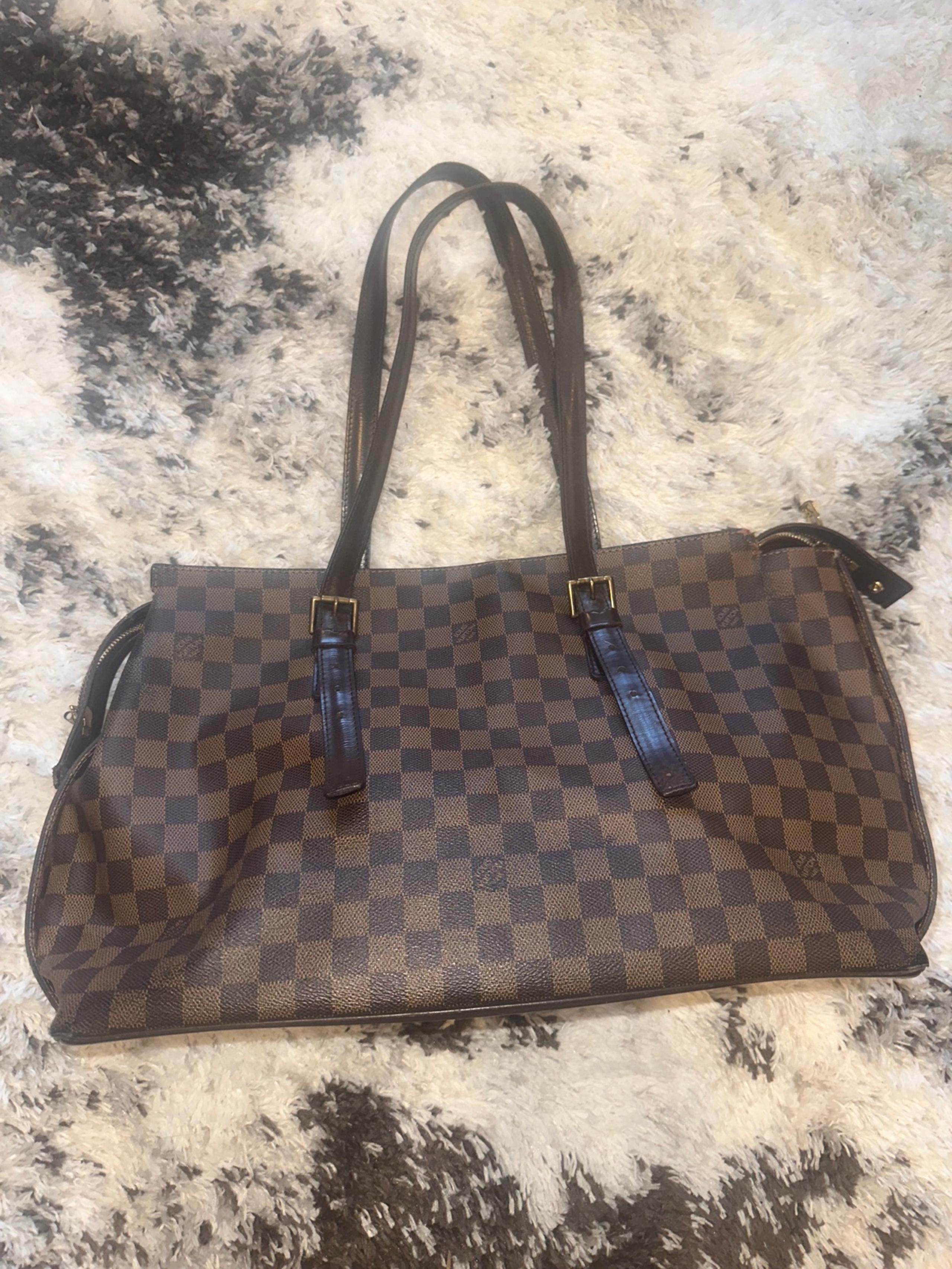 Louis Vuitton Damier Ebene Chelsea Shoulder Tote 100% authentic