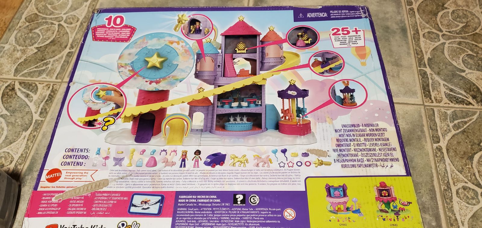 Polly pocket rainbow funland
