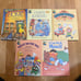 Vintage Sesame Street Book Club Hardcover books- 1980-1983- lot of 5