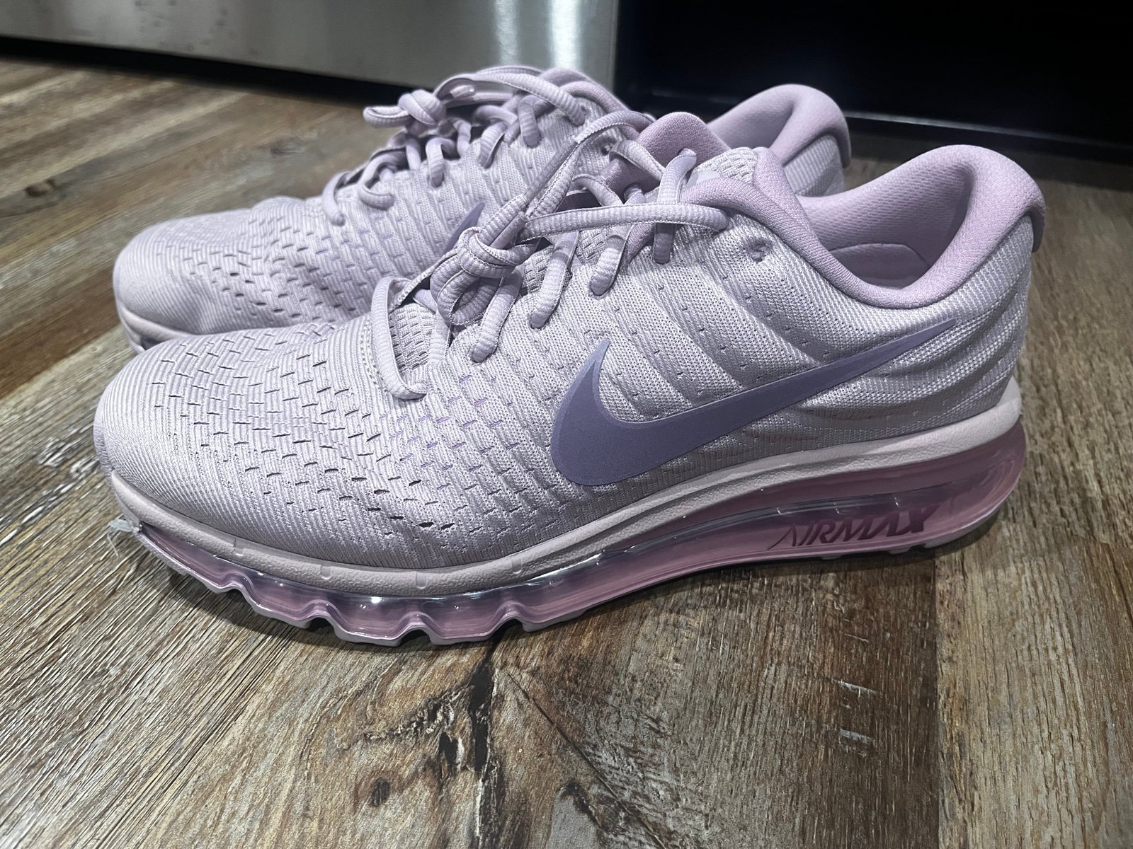 Nike Air Max 2017 849560-503 Plum Fog/Purple Running Shoes Women's Size 6.5