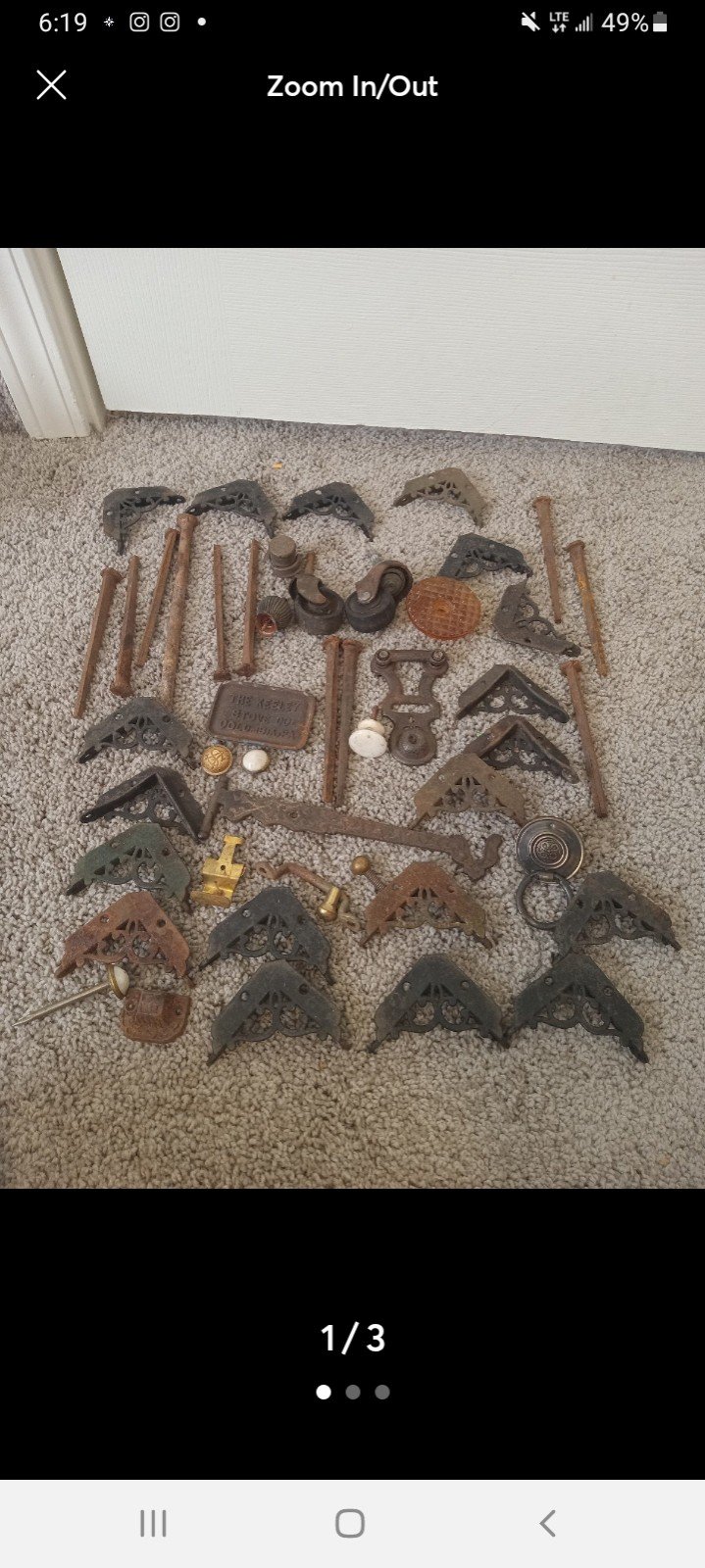 Vtg victorian hardware lot