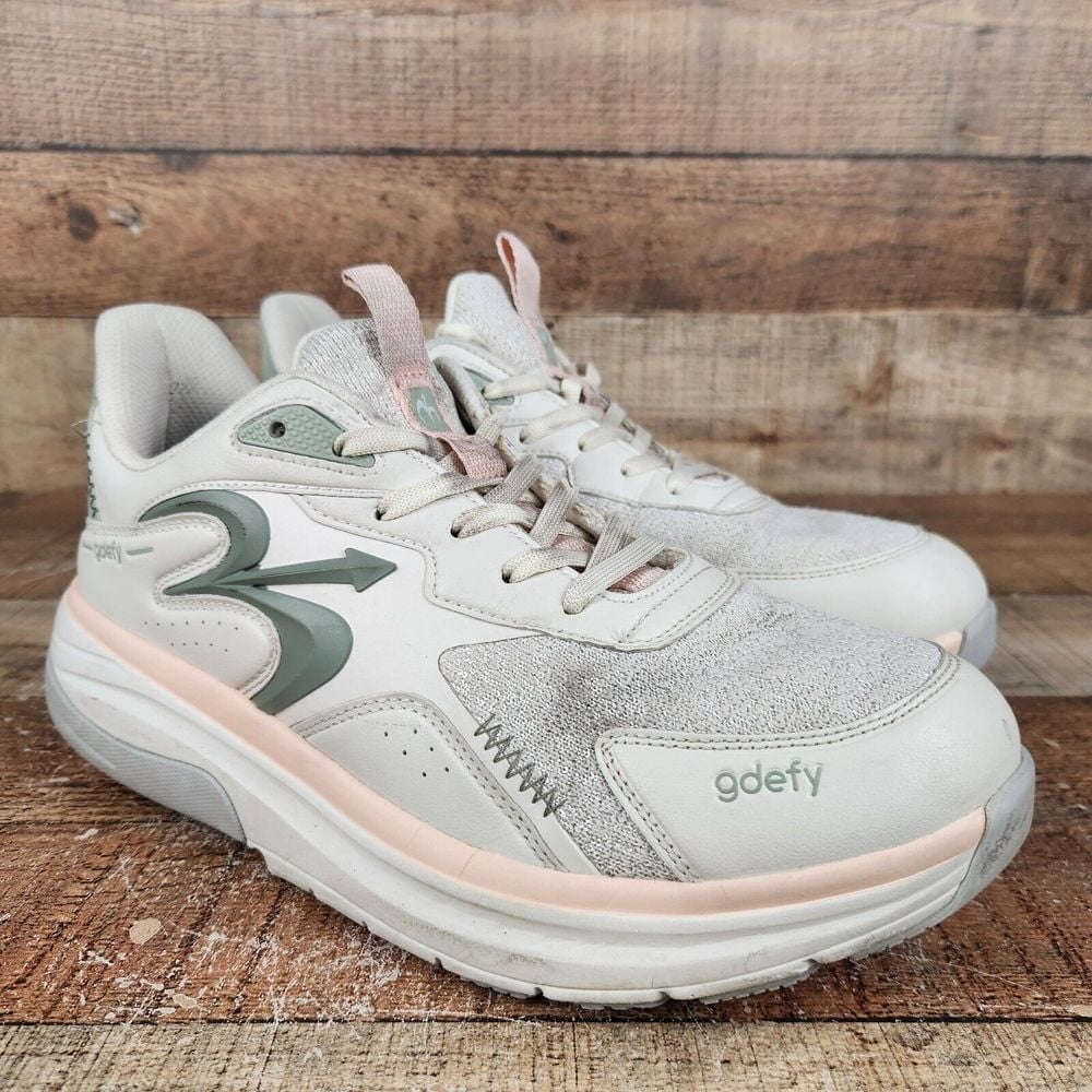Gravity Defyer Gdefy Energiya Women's Size 10 Beige Pink Athletic Comfort Shoes