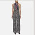 Laundry by Shelli Segal Halter Jumpsuit with POCKETS! NWT