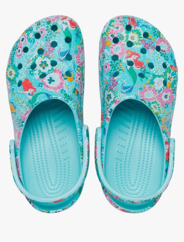 Crocs Unisex-Adult Classic Disney X Vera Bradley Little Mermaid Clog. M6/W8. NEW