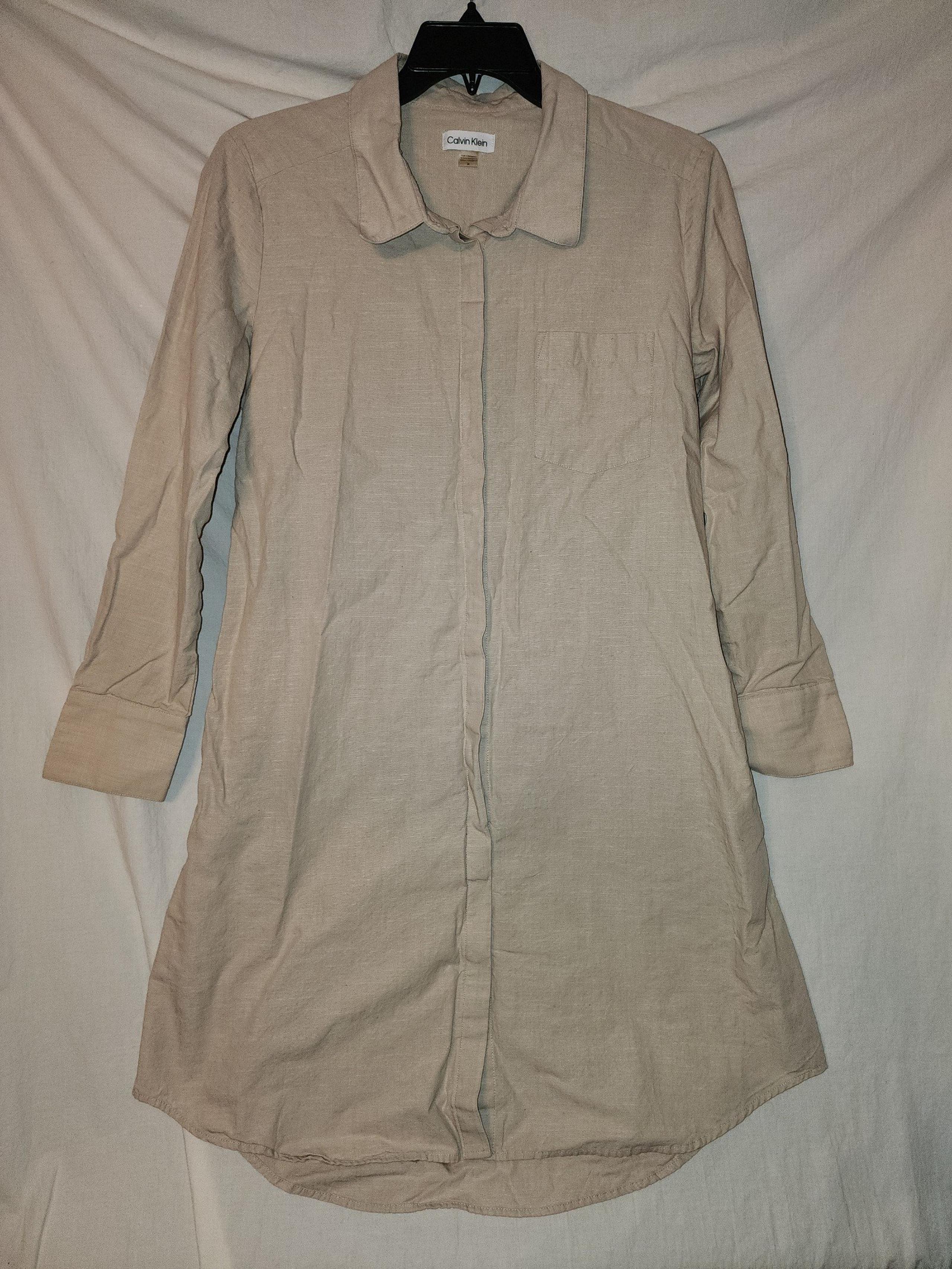 Calvin klein womens size 14 tan dress