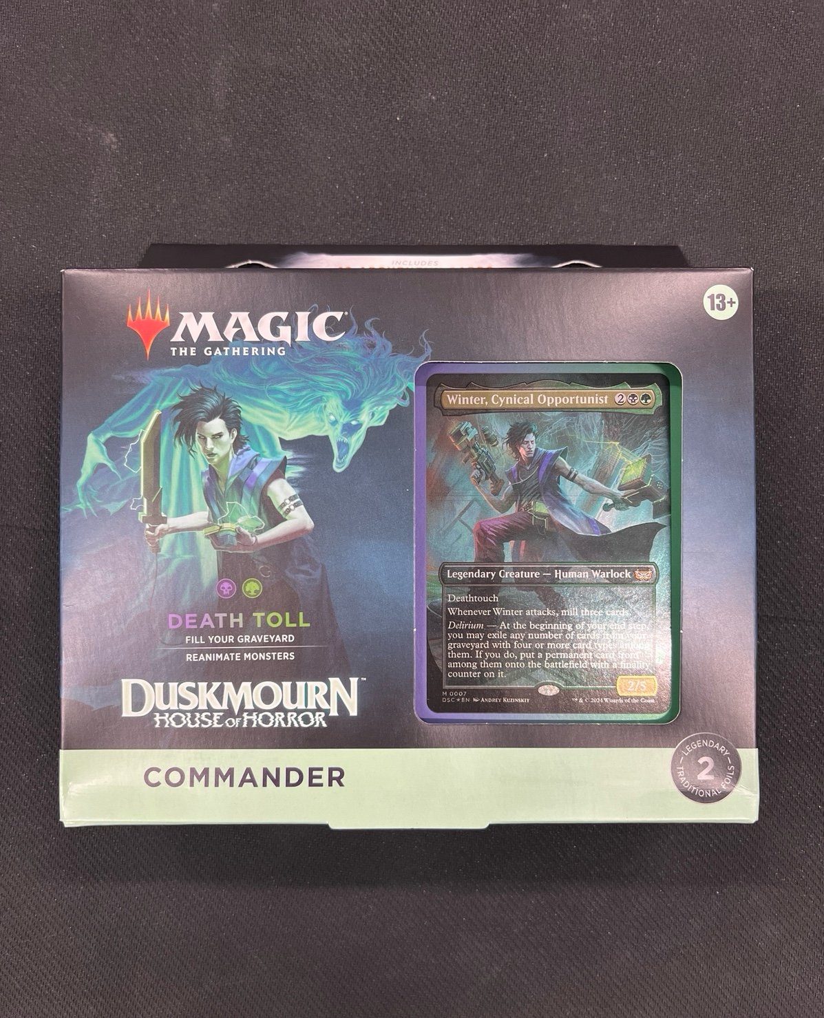 Magic The Gathering Dusk Mourn House of Horror Commander Deck Death Toll