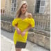 ZARA BLOGGER FAVE!!! Off-Shoulder Mini Dress NWT (M)